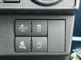スマートアシストOFFスイッチ、コーナーセンサーブザーOFFスイッチ、VSC・TRC OFFスイッチ、エコアイドルOFFスイッチ。