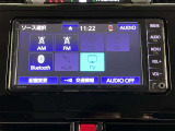 ワンセグテレビ、CD、Bluetoothオーディオなどが楽しめます。