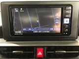 フルセグナビを装備。タッチパネル式で使いやすく、お出かけもラクラクです。