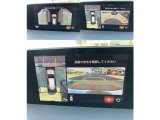 ギアをRに入れるとバックカメラの画面になりガイドが表示されますのでバック時も安心してください。視覚は大事ですね!