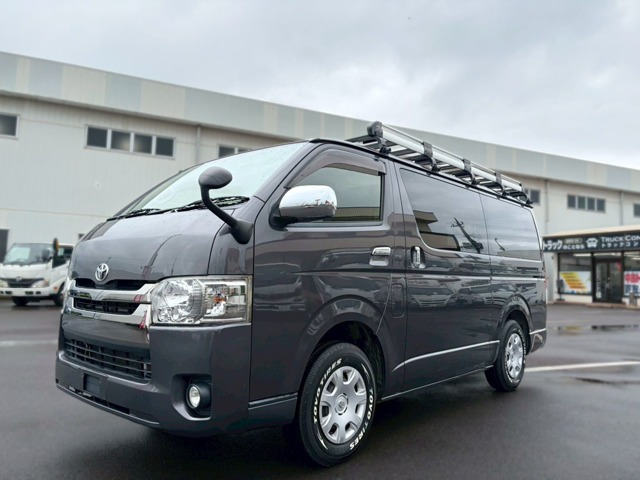 ハイエースレジアスバン スーパーGLダークプライム ワンオーナー 4WD スマートキー ...