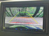【バックカメラ】駐車時に後方がリアルタイム映像で確認できます。大型商業施設や立体駐車場での駐車時や、夜間のバック時に大活躍!運転スキルに関わらず、今や必須となった装備のひとつです!