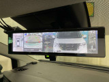 アラウンドビューモニターが付いていて、お車を空から見たような目線で駐車できます