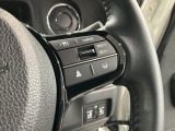 クルーズコントロールを装備しています。高速道路などで一定の速度で走ってくれるので運転が楽ですよ!速度を設定できますので、スピードの出しすぎにも注意できます。