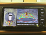 真上から見下ろしたような視点で車とその周囲を確認出来る画面と、車両後方を映し出すバックモニター画面の2つを表示してくれます。