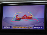 バックガイドモニターを装備しています、車庫入れもラクラクです。