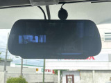 インナールームミラー装着済み!キャンピングカーは後方が見えづらいのでより安心して運転していただけます。