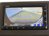 リアワイドカメラシステム!従来の視野に加えて、後方側方を約180&deg;まで見えるワイドビューと、後方を真上から見たような視野で駐車時などに便利なトップダウンビューの3つの視野があります!