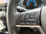 ハンドル左側のスイッチでオーディオの操作が可能なので、運転中でも楽に調整できます(^^♪