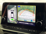 【アラウンドビューモニター】専用のカメラにより、上から見下ろしたような視点で360度クルマの周囲を確認することができます☆死角部分も確認しやすく、狭い場所での切り返しや駐車もスムーズに行えます。