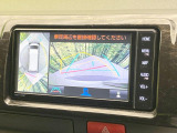 【パノラミックビューモニター】専用のカメラにより、上から見下ろしたような視点で360度クルマの周囲を確認することができます☆死角部分も確認しやすく、狭い場所での切り返しや駐車もスムーズに行えます。