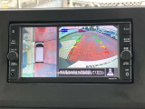 バックに入れるとアラウンドビューモニターが映ります。