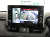 車両を上から見たような映像をナビ画面に表示するパノラミックビューモニターが付いています。