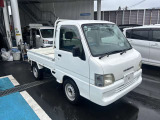 希少スーパーチャージャーサンバートラック入庫しました オートマ 4WD エアコン パワステ CDデッキ 機関良好 弊社国土交通省認証工場にて車検整備してお渡し致します。お気軽にお問い合わせください