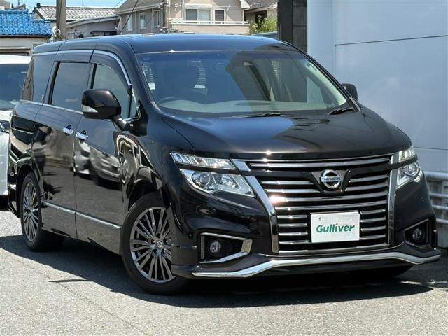 エルグランド 2.5 250ハイウェイスター プレミアム アーバンクロム 本革シート サン...