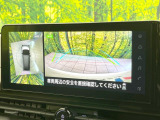 【アラウンドビューモニター】専用のカメラにより、上から見下ろしたような視点で360度クルマの周囲を確認することができます☆死角部分も確認しやすく、狭い場所での切り返しや駐車もスムーズに行えます。