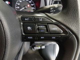ステアリング右側には、クルーズコントロールなどの運転支援機能を操作できるスイッチを配置しています