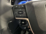 ステアリングスイッチ付き。前方から目を離すことなく操作することが可能です。