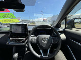 運転席からの視界です!目線が高いのでかなり開けた前方視界となっております!