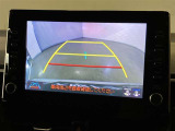 バックギアに入れると、このように後方が映し出されます!駐車の際とても安心!便利!最終確認はご自身の目と耳で必ず行ってください!