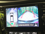 【アラウンドビューモニター】専用のカメラにより、上から見下ろしたような視点で360度クルマの周囲を確認することができます☆死角部分も確認しやすく、狭い場所での切り返しや駐車もスムーズに行えます。