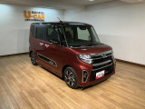 かっこいいツートンカラーで便利な両側電動スライドドアのタントカスタム♪ 純正ナビにバックカメラ・ナビ連動前後ドラレコと充実装備!ご来店にて現車確認いただけるお客様のみの販売とさせていただいております