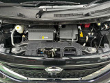 エンジンルームも綺麗です。日産整備士がしっかり整備をしてお渡しします