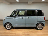 令和5年式走行1.6万km!レイクブルー単色のクールなムーヴキャンバス☆大型9インチディスプレイオーディオ、バックカメラ、DA連動前後ドライブレコーダー等充実の装備♪安心の衝突回避支援ブレーキも搭載!