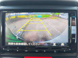 バックカメラが付いていますので、後方の死角もバッチリ見えます。