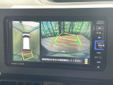 【パノラマモニター】専用のカメラにより、上から見下ろしたような視点で360度クルマの周囲を確認することができます☆死角部分も確認しやすく、狭い場所での切り返しや駐車もスムーズに行えます。