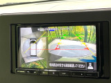 【アラウンドビューモニター】専用のカメラにより、上から見下ろしたような視点で360度クルマの周囲を確認することができます☆死角部分も確認しやすく、狭い場所での切り返しや駐車もスムーズに行えます。
