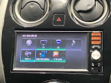 日産純正ナビです。クリアな画質を楽しんでいただけるフルセグ地デジTV
