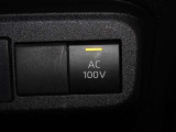 非常時やキャンプなどに役立つAC100Vコンセント付きです。