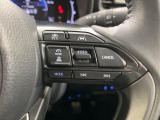 【レーダークルーズコントロール】高速道路での長距離走行が楽に!!自動で速度を保つクルーズコントロールが、衝突軽減システムと連携し、前方の車両を感知して車間を保つように速度調節してくれます!!