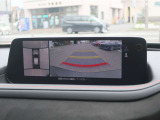 360度ビューモニターです。前後左右の安全を確認できます。