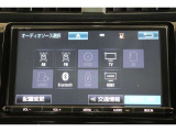 CD・DVD・SDオーディオ・Bluetoothオーディオ再生可能。SDカードへの音楽録音も可能。フルセグTV視聴可能。