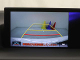 ガイド機能付バックモニターを標準装備
