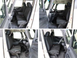 運転席・助手席はベンチシート。アームレストも標準装備。運転席には、シートの高さを調整出来るシートハイトアジャスターも装備されていてお好みのポジションで運転いただけます。
