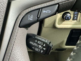クルーズコントロール機能が付いています。 速度を設定するとアクセルを踏まなくても一定の速度で走ることができます。  高速道路ではとても便利な装置なんです。