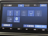 ブルートゥースに接続することにより、スマホに入ったお気に入りの音楽を車内で楽しむことができます♪あると本当に便利な機能になっています!