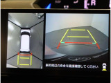 車両周囲の状況を映像で確認できるパノラミックビューモニターを搭載!!