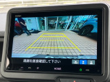 バックカメラ♪運転席から死角となりやすい部分も見えやすく車庫入れの苦手な方にも安心して駐車できます☆