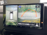 【マルチアラウンドモニター】専用のカメラにより、上から見下ろしたような視点で360度クルマの周囲を確認することができます☆死角部分も確認しやすく、狭い場所での切り返しや駐車もスムーズに行えます。