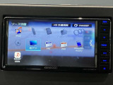 社外メモリーナビ(KENWOOD製MDV-D708BTW)です♪目的地まで案内するナビゲーション機能の他にフルセグ画質で楽しめるTVやBluetooth Audio☆DVD再生など多彩な機能が満載で運転を快適にサポートしてくれます☆