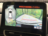 【パノラミックビューモニター】専用のカメラにより、上から見下ろしたような視点で360度クルマの周囲を確認することができます☆死角部分も確認しやすく、狭い場所での切り返しや駐車もスムーズに行えます。