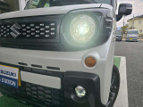LEDヘッドライトです。とても明るく安全に走行できます