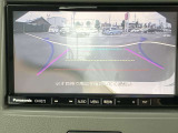 バックモニターで車庫入れまでらくらく、高感度カラーカメラですので僅かな光でもくっきりと見え、夜でも安心して駐車出来ます。