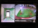 アラウンドビューモニターで車庫入れも空から見ている様に駐車できラクラクです。