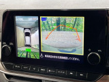 【アラウンドビューモニター】専用のカメラにより、上から見下ろしたような視点で360度クルマの周囲を確認することができます☆死角部分も確認しやすく、狭い場所での切り返しや駐車もスムーズに行えます。