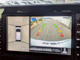 空から見下ろしているかのような視点で周囲を確認できるアラウンドビューモニター!
